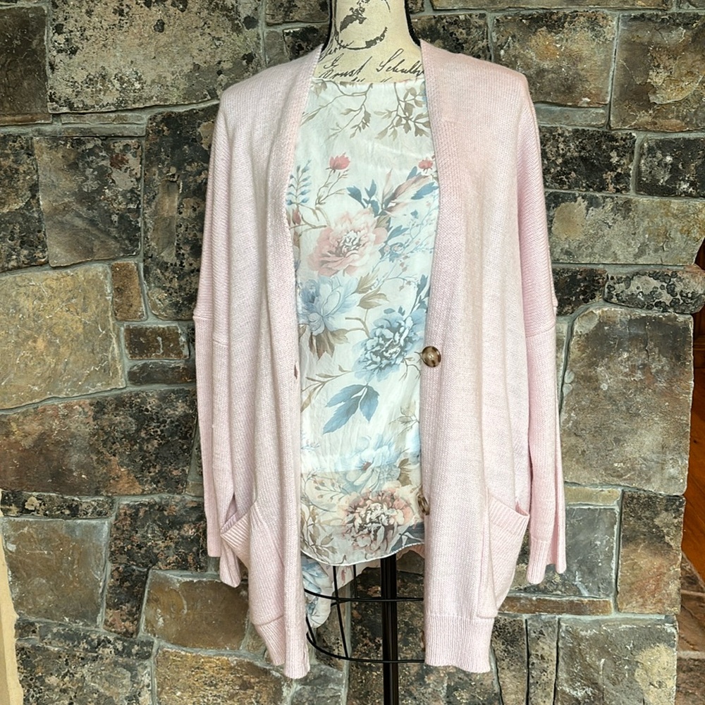 Light pink cardigan